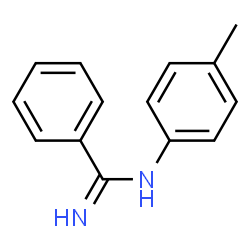 ChemSpider 2D Image | N-(4-Methylphenyl)benzenecarboximidamide | C14H14N2