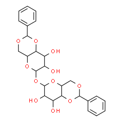 ChemSpider 2D Image | 4,6-O-Benzylidenehexopyranosyl 4,6-O-benzylidenehexopyranoside | C26H30O11