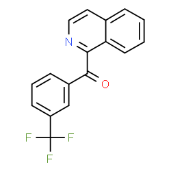 ChemSpider 2D Image | 1-isoquinolyl-(3-(trifluoromethyl)phenyl)methanone | C17H10F3NO