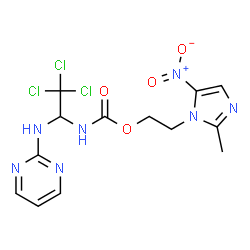 ChemSpider 2D Image | Apcin | C13H14Cl3N7O4