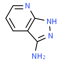 ChemSpider 2D Image | 3-Amino-7-azaindazole | C6H6N4