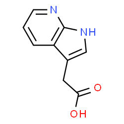 ChemSpider 2D Image | 7-azaindole-3-acetic acid | C9H8N2O2