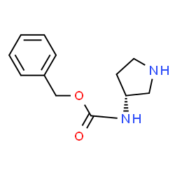 ChemSpider 2D Image | (R)-3-(Cbz-amino)pyrrolidine | C12H16N2O2