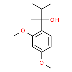 ChemSpider 2D Image | 2-(2,4-Dimethoxyphenyl)-3-methyl-2-butanol | C13H20O3