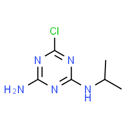 ChemSpider 2D Image | Deethylatrazine | C6H10ClN5