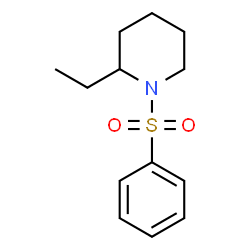 ChemSpider 2D Image | 1-Benzenesulfonyl-2-ethyl-piperidine | C13H19NO2S