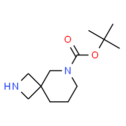 ChemSpider 2D Image | tert-Butyl-2,6-diazaspiro[3.5]nonan-6-carboxylat | C12H22N2O2