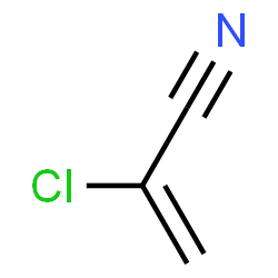 ChemSpider 2D Image | 2-Chloroacrylonitrile | C3H2ClN
