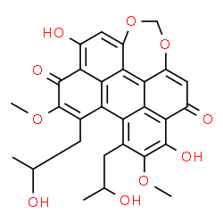 ChemSpider 2D Image | cercosporin | C29H26O10