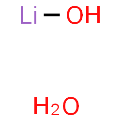 ChemSpider 2D Image | Hydroxylithium hydrate (1:1) | H3LiO2