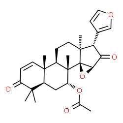 ChemSpider 2D Image | Epoxyazadiradione | C28H34O6
