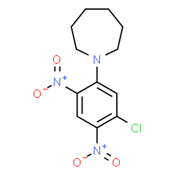 ChemSpider 2D Image | 1-(5-Chloro-2,4-dinitrophenyl)azepane | C12H14ClN3O4