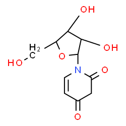 ChemSpider 2D Image | 1-Pentofuranosyl-2,4(1H,3H)-pyridinedione | C10H13NO6