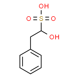 ChemSpider 2D Image | 1-Hydroxy-2-phenylethanesulfonic acid | C8H10O4S