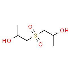 ChemSpider 2D Image | 1,1'-Sulfonyldi(2-propanol) | C6H14O4S