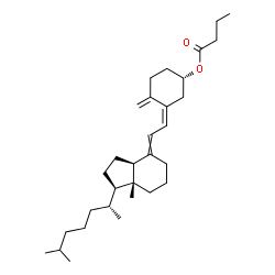 ChemSpider 2D Image | (3S,5Z)-9,10-Secocholesta-5,7,10-trien-3-yl butyrate | C31H50O2