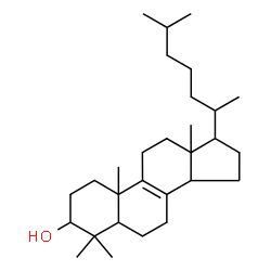 ChemSpider 2D Image | 4,4-Dimethylcholest-8-en-3-ol | C29H50O