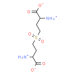 ChemSpider 2D Image | 4,4'-Sulfonylbis(2-ammoniobutanoate) | C8H16N2O6S