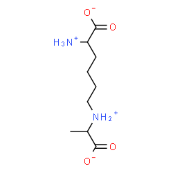 ChemSpider 2D Image | 2-Ammonio-6-[(1-carboxylatoethyl)ammonio]hexanoatato(2-) | C9H18N2O4