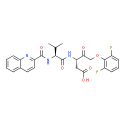ChemSpider 2D Image | Q-VD-OPh | C26H25F2N3O6