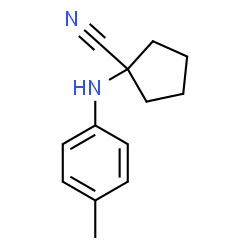 ChemSpider 2D Image | 1-[(4-Methylphenyl)amino]cyclopentanecarbonitrile | C13H16N2