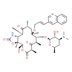 ChemSpider 2D Image | Cethromycin | C42H59N3O10