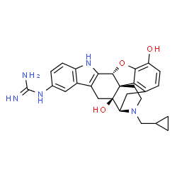 ChemSpider 2D Image | 5'-Guanidinonaltrindole | C27H29N5O3