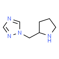 ChemSpider 2D Image | 1-(pyrrolidin-2-ylmethyl)-1,2,4-triazole | C7H12N4