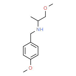 ChemSpider 2D Image | 1-Methoxy-N-(4-methoxybenzyl)-2-propanamine | C12H19NO2