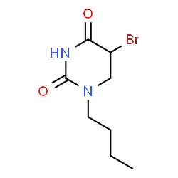 ChemSpider 2D Image | 5-Bromo-1-butyldihydro-2,4(1H,3H)-pyrimidinedione | C8H13BrN2O2