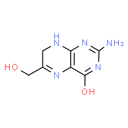 ChemSpider 2D Image | 6-HYDROXYMETHYL-7,8-DIHYDROPTERIN | C7H9N5O2