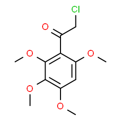 ChemSpider 2D Image | 2-Chloro-1-(2,3,4,6-tetramethoxyphenyl)ethanone | C12H15ClO5