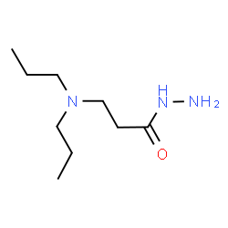 ChemSpider 2D Image | 3-(Dipropylamino)propanehydrazide | C9H21N3O