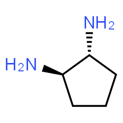 ChemSpider 2D Image | (1R,2R)-1,2-Cyclopentanediamine | C5H12N2
