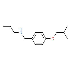 ChemSpider 2D Image | N-(4-Isobutoxybenzyl)-1-propanamine | C14H23NO