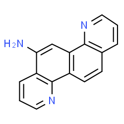 ChemSpider 2D Image | Quinolino[8,7-h]quinolin-6-amine | C16H11N3