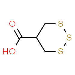 ChemSpider 2D Image | 1,2,3-Trithiane-5-carboxylic acid | C4H6O2S3