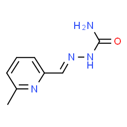 ChemSpider 2D Image | 6-methyl-2-pyridinecarboxaldehyde semicarbazone | C8H10N4O