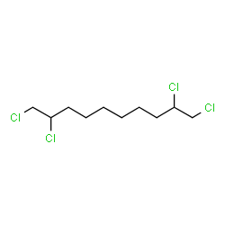 ChemSpider 2D Image | 1,2,9,10-Tetrachlorodecane | C10H18Cl4