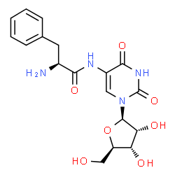 ChemSpider 2D Image | 5-(L-Phenylalanylamino)uridine | C18H22N4O7
