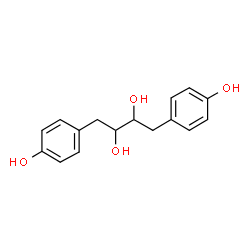ChemSpider 2D Image | 1,4-Bis(4-hydroxyphenyl)-2,3-butanediol | C16H18O4