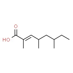 ChemSpider 2D Image | 2,4,6-trimethyl-2-octenoic acid | C11H20O2