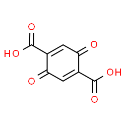 ChemSpider 2D Image | 2,5-dicarboxy-1,4-benzoquinone | C8H4O6