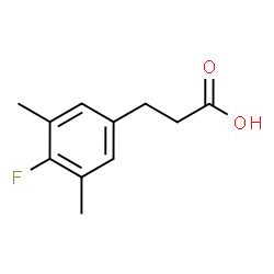 ChemSpider 2D Image | 3-(4-Fluoro-3,5-dimethylphenyl)propanoic acid | C11H13FO2