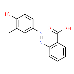 ChemSpider 2D Image | 2-((3'-METHYL-4'-HYDROXYPHENYL)AZO)BENZOIC ACID | C14H12N2O3