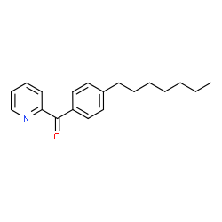 ChemSpider 2D Image | (4-Heptylphenyl)(2-pyridinyl)methanone | C19H23NO