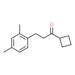 ChemSpider 2D Image | cyclobutyl 2-(2,4-dimethylphenyl)ethyl ketone | C15H20O