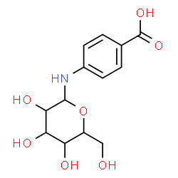 ChemSpider 2D Image | N-(4-Carboxyphenyl)hexopyranosylamine | C13H17NO7