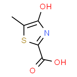 ChemSpider 2D Image | 4-Hydroxy-5-methyl-2-thiazolecarboxylic acid | C5H5NO3S