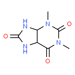 ChemSpider 2D Image | 1,3-Dimethyltetrahydro-1H-purine-2,6,8(3H)-trione | C7H10N4O3